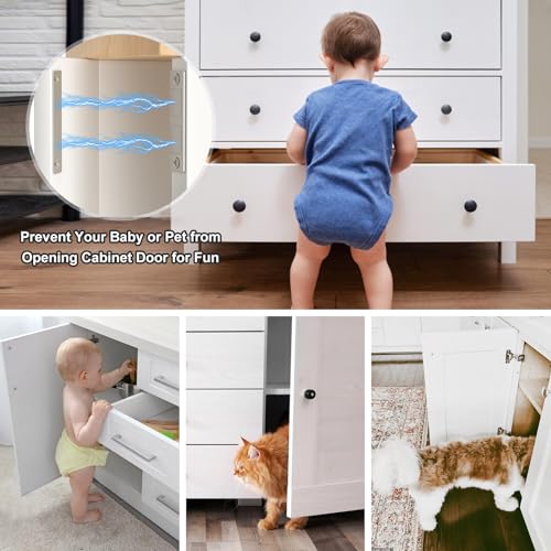 Magnetic Door Catch, Drawer Magnets to Stay Closed, Jiayi 30 LB 2 Pack Cabinet Door Magnets for Closures Wardrobe Cabinets Closet Closing - color: Sliver