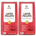 Layer Pellet Chicken Feed, 16% Protein Poultry Feed for Laying Hens, Supports Egg Production, Strong Eggshells & Calcium Absorption with Vitamin D3, Made in USA, 80 lbs - size: 80lb (Pack of 1), style: Layer Pellets