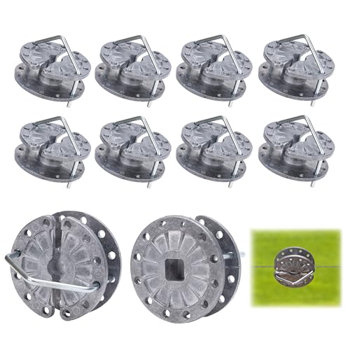 Electric Fence Wire Strainer, 10Pcs Rapid Wire Tensioner, Fence Tightener, for Fencing Tool and Tightening Metal Fence Post - style: 10Pcs Fence Tensioner