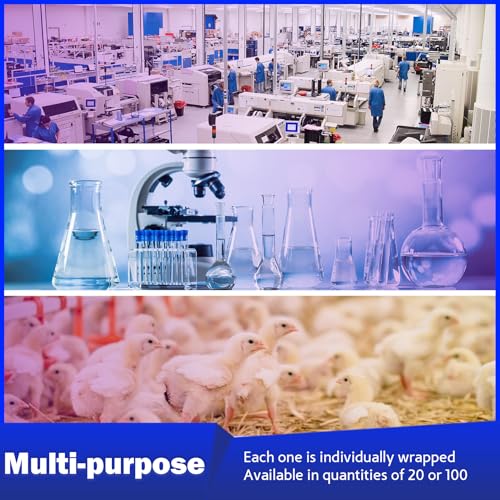 Syringes 0.5ml 31 Gauge 1/2 Inch 13mm Disposable Lab Supplies, Pack of 100 | U-100, Single-Use, Smooth & Leak-Proof, Individually Wrapped - size: 0.5ML 31G 1/2" 13MM