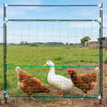 Leinuosen Electric Poultry Netting Gate, 48" H x 47" L Chicken Fence Gate | Portable Electric Poultry Nets Fence Kit for Chickens, Ducks, Turkeys, Sheep, Geese in Yard, Farms, Backyards, Garden - size: 48" X 47"