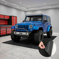 FLEXIMOUNTS 20x8 Ft Heavy Duty Garage Floor Mat - Anti-Slip Backing & Oil Absorbent Surface, Premium Waterproof Garage Carpet for Floor, Durable Parking Mat for SUV - size: 20' x 8'