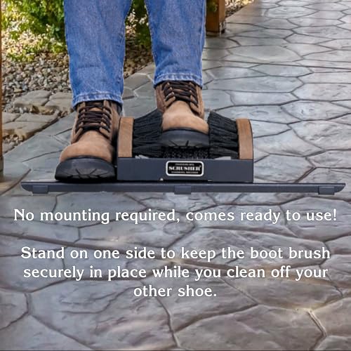 Scrusher Original Shoe Cleaner Brush with Portable Base, Eagle Design | American Made, No Mounting Needed - style: Eagle