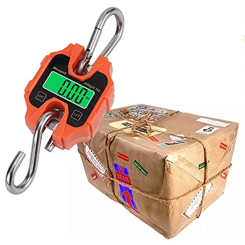 551 lb 250 kg Digital Hanging Scales Heavy Duty Crane Scale | High precision sensor, Large capacity, Portable design, 2 AAA Batteries(Not Included)