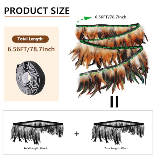 6.5FT Feathers for Chick Brooder Heating Plate,Warm and Secure As They Would Under a Mother Hen, Cuttable, Compatible with Most Chick Brooder Sizes (1Pcs 6.5FT)