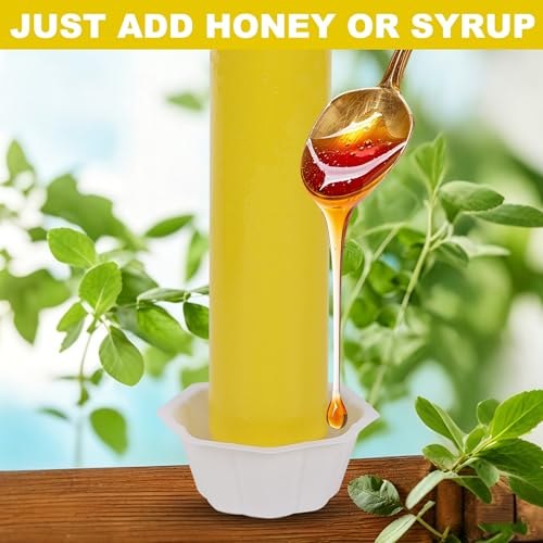 Fly Stick Sticky Fly Traps for Indoors Outdoor 12pk, Sticky Hanging Fly Stick, Flying Insect Trap, wasp Trap（Yellow 12PCS） - color: yellow 12PCS