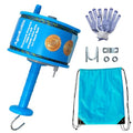 Prewound Polywire 1500ft onto Electric Fencing Hand Reel, Perfect for Rotational Paddocks and Quick Temporary Fencing - Handheld Farm Garden Livestock Fencing