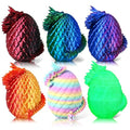 Impossmaker 8" 3D Printed Easter Dragon Eggs with 3D Printed Dragon Inside, Easter Basket Stuffers Mini Dragon Egg Set Articulated Crystal Dragon Fidget Toy for Adults Teens - style: 6P-S2