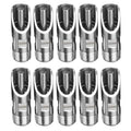 Beduan 304 Stainless Steel 1/2 Male Pig Nipple Waterer for Barrel Kit Feeder Automatic Water Drinker Durable Antirust (Pack of 10)