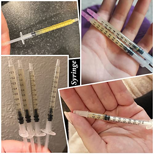 3ml Syringes with Cap, Luer Slip Tip, Whole Pack Bulk Sterile Sealed, No Needle, 50 Pack - color: 3ML, size: 50 pcs