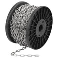 100 FT Stainless Steel Hanging Chain, 1/12" Metal Chain Roll, Jack Chain for Hanging Lightts, Plants, Signs & DIY Projects (with Spool) - size: 100 FT 1/12"