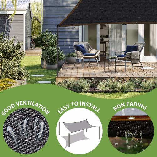 6.5Ft x 13Ft 40% Shade Cloth Greenhouse Tarp Mesh with Grommets for Plants | 40% UV Block, Tear-Resistant HDPE, Rustproof Aluminum Grommets, Multi-Use for Garden, Pergola & Chicken Coop - size: 6.5Ft x 13Ft