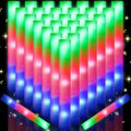 217 PCS Glow Sticks Bulk Party Pack, Foam Glow Sticks, Glow In The Dark Party Supplies, Foam Light up Sticks with 3 Modes Colorful Flashing, Foam Glow Sticks Bulk for Wedding, Party, Birthday, Raves