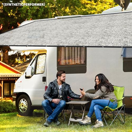 Shade Cloth-80% Aluminum Sunblock Neting,Durable Mesh Tarp with Grommets,Shade Cloth for Garden,Car, Outdoor Pergola,Greenhouse,Chicken Coop and Dog Kennel(Silver) - size: 6.5×16FT