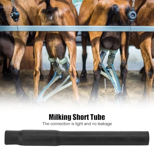 4PCS Safety Rubber Hose for Milking Machine Replacement Parts (Black 8PCS) - color: Black 8PCS