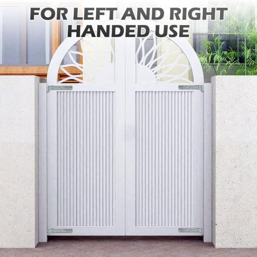 4 Packs 8'' Zinc Strap Hinge for Gates, Heavy Duty Gate Strap Hinge Zinc Plated with L-Screw (M16 × 125mm) for Barns Tool Sheds and Other Swing Doors, Galvanized - style: 4pcs L-shape-8''