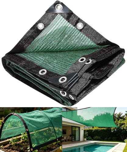 70% Green Shade Cloth with Grommets, 6 FT X 3 FT UV Blocking Mesh Tarp | Heavy Duty Shade Cover for Garden,Patio, Plant Cover, Tomatoes, Barns Kennel, Greenhouse - size: 6FT X 3FT