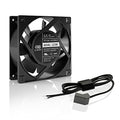 AC Infinity AXIAL 1238W, Muffin Fan, 120V AC 120mm x 38mm | High Speed, UL-Certified for DIY Cooling Ventilation Exhaust Projects - size: Single 120 x 120 x 38 mm, Hard Wire