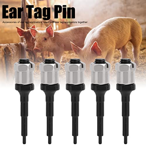 5Pcs Ear Tag Needle Pin, Stainless Steel Ear Tag Nail, Livestock Use Ear Tagger Accessories for Cattle Cows Pigs Sheep