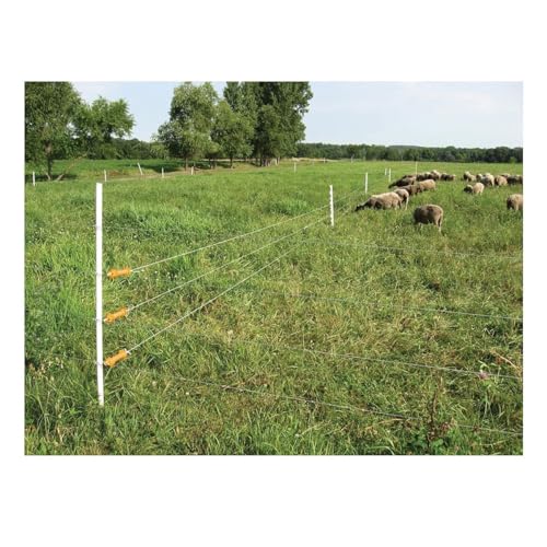 6 Pack Electric Fence Rubber Gate Handles - Heavy Duty Insulated Plastic Handles with Steel Hook, Electric Fence Rubber Gate - Yellow - color: Yellow 6-Pack