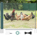 Non Electric Fence Netting, 40in x 100ft Nylon Portable Movable Livestock Nets Mesh for Chickens,Goats, Sheep, Dog, All-Purpose Fencing for Backyard Homesteader Farm Ranche - size: 40in x 100ft