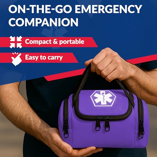 Dixigear Empty First Responder II Bag 10.5" x 5" x 8" – Purple - color: Purple