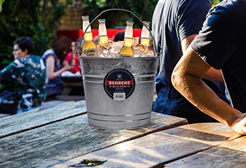 Behrens 1212 12-Quart Steel Pail - size: 12-Quart, style: Hot Dipped