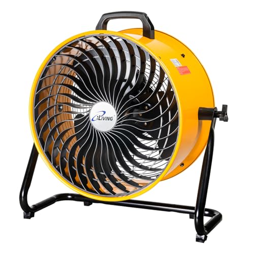 iLiving 18 in. Low Noise Turbo Fan 4019 CFM 3-Speed Portable Air Circulator for Shop, Office, Greenhouse, Home and Warehouse - size: 18-Inch