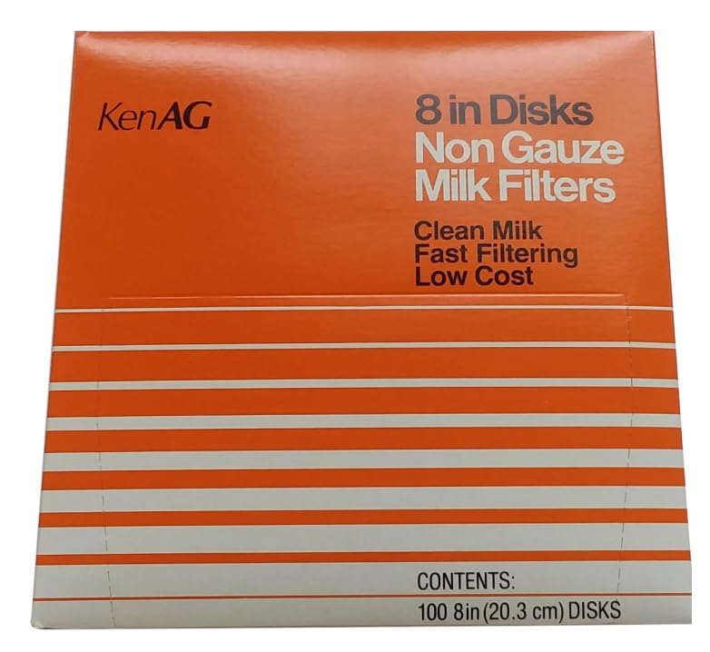 Kenag Milk Filter Disks 8" (100 disks)