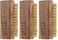 Jason Markk Delicates Shoe Cleaning Brush, Soft Brisltes & Walnut Wood, Sneaker Care, Extra Gentle, Ideal for Footwear, Safe for Leather, Suede, Nubuck, Cotton, Knits (Pack of 3) - size: 1 Count (Pack of 3), style: Premium Brush
