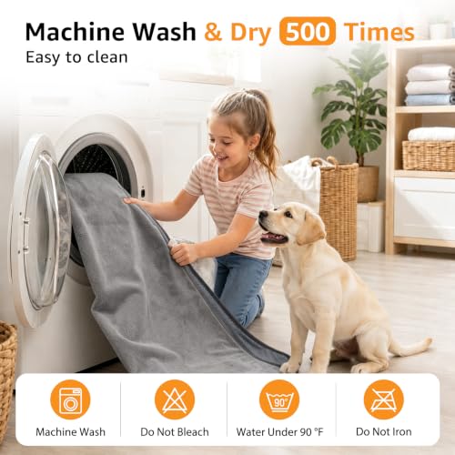 Washable Dog Pee Pads, 2 Pack, 36x48 Reusable Puppy Pads, Waterproof | Leakproof Dog Mats, Non-Slip Puppy Training Pads for Whelping, Playpen, Crate, Senior Dog Incontinence, Housebreaking - size: 36"x48"-2PACK