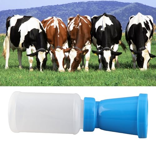 300ml Teat Dip Cup, Green Non-Return Teat Dipper for Cow Sheep Goat Nipple Cleaning Reusable Udder Care Tool for Dairy Farm Cattle Milking Supplies