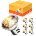 50W UVA Bulbs, 6-Pack Light Turtle Heat Lamp for Reptiles and Amphibian Tanks, Terrariums and Cages, Fit E26 Heat Reptile Lamp,Works with Various Lamp Fixtures