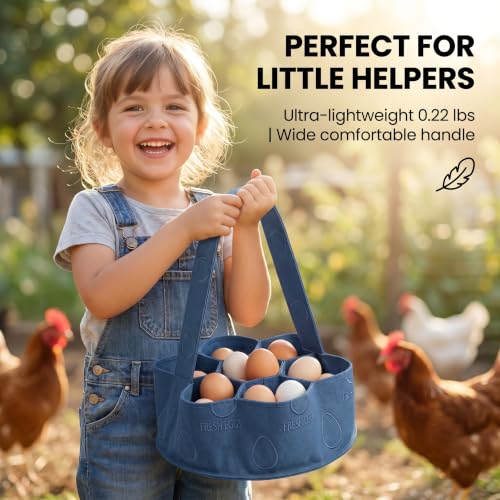 Egg Collecting Basket, Large Egg Collection Bag for Gathering Fresh Eggs - color: Color 9