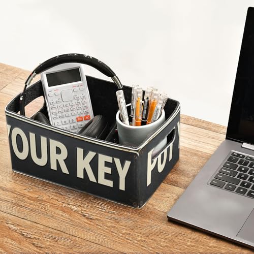 Storage Baskets Felt Foldable Storage Cube Shelf Bins Organizer Box for Kids Toys Office Bedroom Closet Babies Nursery 2-Pack (Put Ur Key Words) - color: Put Ur Key Words