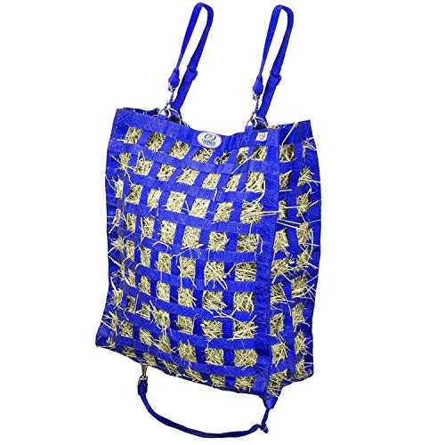Derby Originals Superior Slow Feeder Horse Hay Bag with Super Tough Bottom and 1 Year Warranty - color: Royal Blue