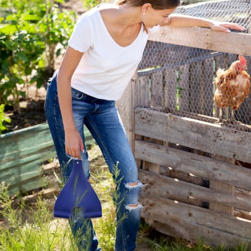BESTonZON Chicken Holder Bag Pu Poultry Weighing Bag with Portable Handle Chicken Carrier Sling for Chickens Ducks Roosters Rabbits Cats Removable 11.02 X 7.87 X 0.39 in