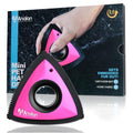 Analan Mini Pet Hair Remover for Car Detailing Dog Hair Tool Brush(Pink) | Deep Cleaning, Reusable Rubber, Gentle on Fabrics, Triangle Design For Car Interiors, Couch, Rugs, Carpet, Mats & Furniture - color: Rose Pink