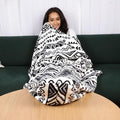 50" x 70" Nifty Navajo Foot Pocket Blanket Non-Electric - color: Nifty Navajo