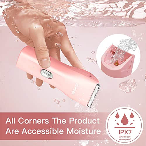 Dog Cat Home Hair Clipper Portable Electric Pet Grooming Kits,Pink,TS006 - color: Ts006-pink