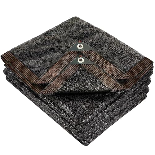 winemana 50% Black Shade Cloth, 8 x 20 FT Durable Mesh Tarp with Grommets, Garden Sunblock Shade Cloth Shading Antifreezing for Plants Cover, Greenhouse, Barns Kennel, Patio, Tomatoes - size: 50%-8 FT x 20 FT