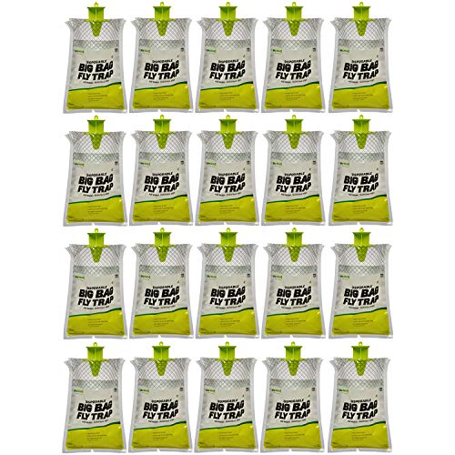 RESCUE! Big Bag Fly Trap – Disposable, Outdoor Use - 20 Traps