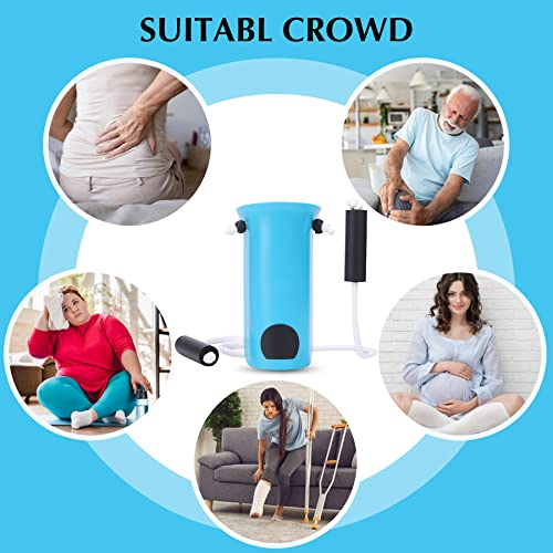 CAidRE Sock Aid - Wide 3.93" Sock Aid with Foam Handles, Sock Aide Device for Elderly, Sock Helper Easy On Easy Off for Regular Socks, Blue - color: Blue