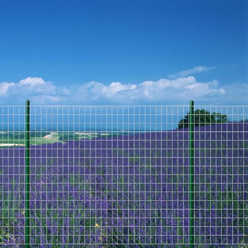 16GA Galvanized 24in x 25ft-3in x 2in Welded Wire Mesh Garden Economy Fence - color: galvanized silver, size: 24"x25'-2"x3" 16GA