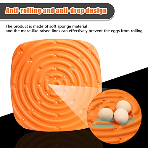 4PCS Washable Nesting Pads Chicken Nesting Boxes Chicken Bedding for Chicken Coop,Reusable & Improves Eggs Production (4 Pack) - color: yellow