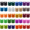 40 Rolls Self Adhesive Bandage Wrap Bulk Breathable Athletic Tape Elastic Cohesive Bandage Adhesive Wrap Roll for Sports Wrist Ankle, 2 Inch x 5 Yard (Multi Colors) - color: Rich