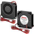 Wathai DC 4010 Blower Fan 24V Duall Ball High Speed with 3.3 ft Wires | 40mm x 10mm 24 Volt DC Brushless Radial Turbo Fans for Ender 3 Fan Upgrade Extruder Hot End Cooling 2 Pack - size: 40x10mm (24V Ball)