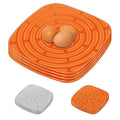 Washable Chicken Nesting Pads 8 Pack Cuttable 11.8 x 11.8 Inch Reusable Nesting Pads Be Suitable for Nesting Box Pads for Chickens (4 Orange and 4 Gray)