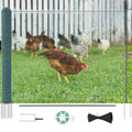 Non Electric Fence Netting, 40" x164' Portable Movable Livestock Nets Mesh for Chickens, Goats, Sheep, Dog, All-Purpose Fencing for Backyards, Homesteaders, Farms Ranches, and Gardens - size: 40in x 164ft