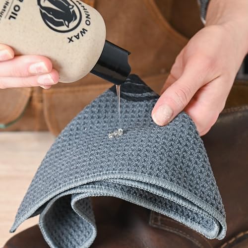 Cowboy Boot Care Kit: Boot Scrub, Oil, Brushes & Cloths Included | Clean, condition and protect cowboy boots with boot scrub, oil, brushes and cloths made for western leather boot care.
